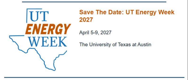 UT Energy Week 2027
